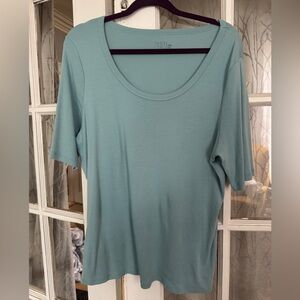 Time and Tru Teal XXL Cotton T Shirt